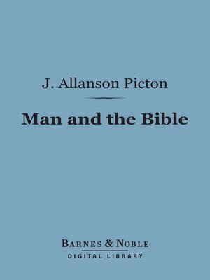 cover image of Man and the Bible (Barnes & Noble Digital Library)